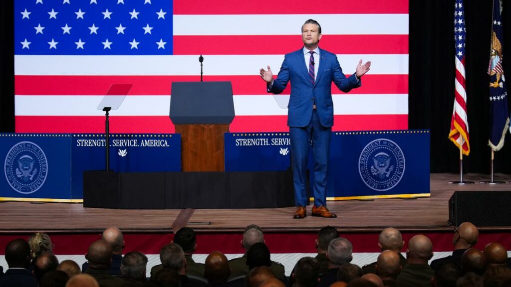 Trump, Hegseth address Military Leaders at Virginia Base