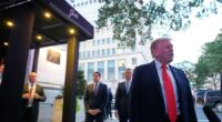 Trump dines at a restaurant near the White House to promote his federal law enforcement surge in DC