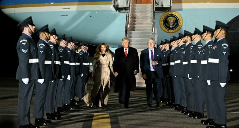 Trump meeting King Charles at Windsor Castle