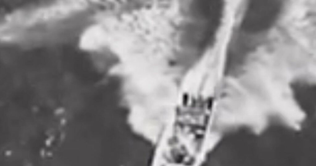 Trump shares video of strike on Venezuela cartel boat