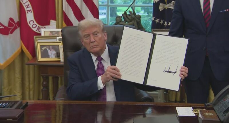 Trump signs order to restore 'Department of War' title for Defense Dept.
