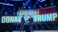 Trump urges prayers for Charlie Kirk