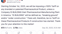 Trump's latest 100 per cent tariff to hit Aussie industry