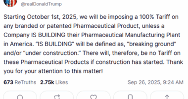 Trump's latest 100 per cent tariff to hit Aussie industry