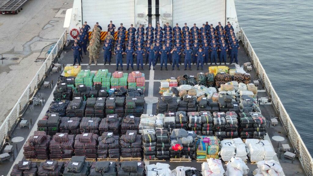 US Coast Guard seizes 40,000 lbs of cocaine in Pacific