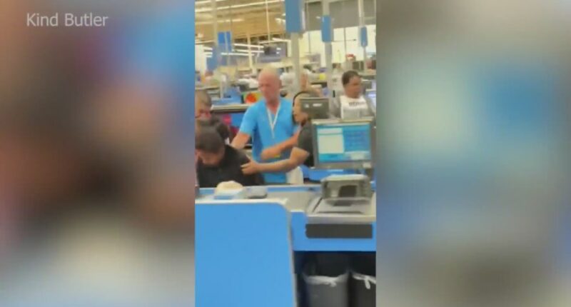 Viral video shows fight at Indianapolis Walmart