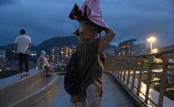 Weaker Ragasa pushes across China's southern coast toward Vietnam after causing flooding