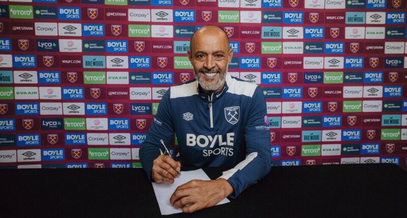 West Ham appoint Nuno Espirito Santo as manager after sacking Graham Potter - as former Nottingham Forest boss signs three-year deal at the club