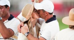 What Rory McIlroy whispered to wife Erica seconds after Europe won Ryder Cup amid disgraceful abuse from American fans