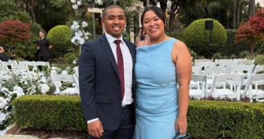 Linh Hoang and fiance