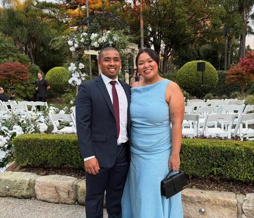 Linh Hoang and fiance