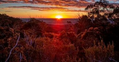 Sunset in Australia