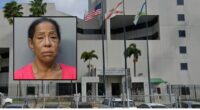 Woman allegedly asked cop about bond before smacking victim