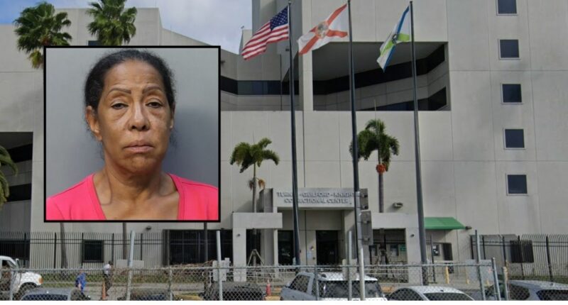 Woman allegedly asked cop about bond before smacking victim