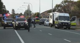 A woman is fighting for life after being hit by an allegedly stolen car on the Gold Coast.