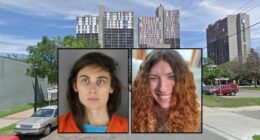 Woman sat in lawn chair in median after crash with dead ex