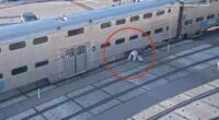 Woman seen crawling under Metra train in Chicago suburb, Hinsdale police release video to share awareness for rail safety week