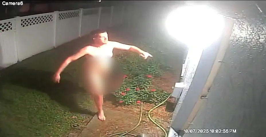 ‘He got lucky we didn’t wake up’: Naked man caught on camera terrorizing Pinellas Park neighborhood