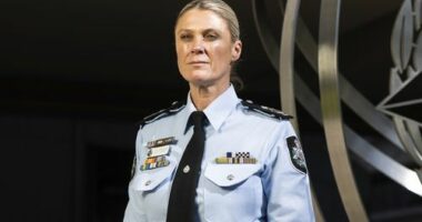 Australian Federal Police Commissioner Krissy Barrett.