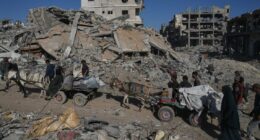 Drone footage above Gaza City shows the toll of 2 years of war