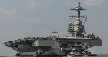Pentagon sends largest aircraft carrier to Caribbean amid boat strikes
