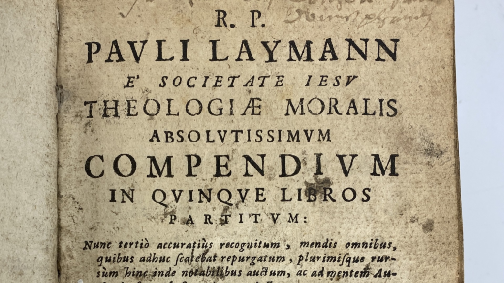 17th century book found in university donation bin