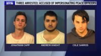 3 suburban men charged with impersonating police while heading to political protests