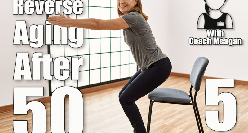 Middle age caucasian woman smiling confident training at sport center. 5 Standing Exercises That Reverse Aging Better Than Gym Workouts After 50. Cover