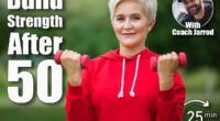 beautiful elderly woman with short haircut goes in for sports in the park. 6 Simple Moves That Stop Muscle Loss Better Than Gym Machines After 50. Cover