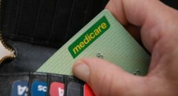 A Medicare card.