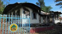 A Myanmar town lies in shambles as both sides in civil war vie for control