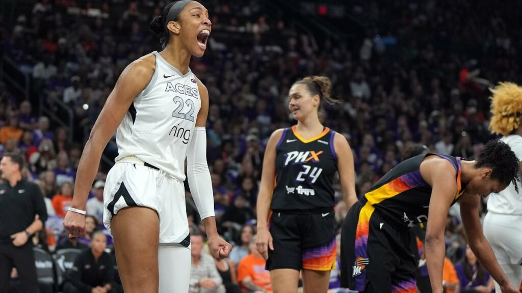 A'Ja Wilson, Aces win third WNBA crown with four-game sweep of Mercury