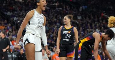 A'Ja Wilson, Aces win third WNBA crown with four-game sweep of Mercury