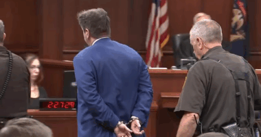 Adam Beckerink, whose wife, Caitlin Tracey, died at his South Loop, Chicago high-rise, sentenced for domestic violence in Michigan