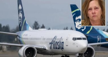Alaska Airlines passenger Tracy Barkhimer banned from airline for attack on crew members