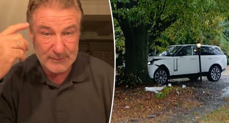 Alec Baldwin addresses crashing wife Hilaria’s car into a ‘big fat tree’: ‘I’m fine’