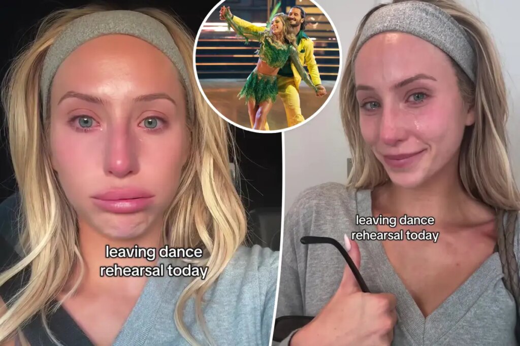 Alix Earle breaks down in tears after ‘DWTS’ rehearsal