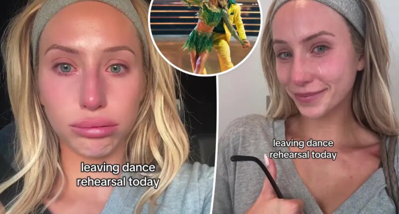 Alix Earle breaks down in tears after ‘DWTS’ rehearsal