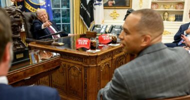 America shuts down as Trump leaks humiliating photo of Democrats taken