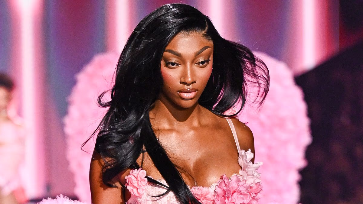 Angel Reese stuns on Victoria's Secret catwalk alongside Suni Lee