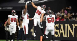 Anthony Nelson and the Buccaneers’ defense shine in a 23-3 victory over the struggling Saints