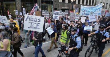 Anti-ICE Mob Attacks Security Protecting Legacy Media, and IL Dems Coin a New Moniker, 'Chicago Dad'