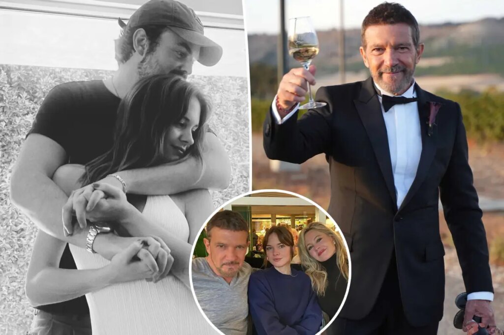 Antonio Banderas and Melanie Griffith’s daughter, Stella, marries childhood sweetheart in lavish Spanish wedding