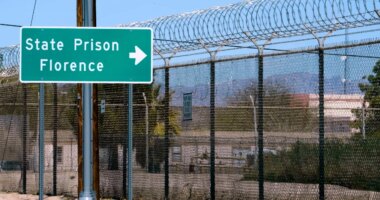 FILE = The Arizona State Prison is shown Wednesday, March 19, 2025 in Florence, Ariz. (AP Photo/Darryl Webb,File)