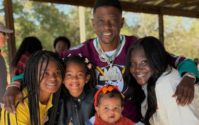 BOOSIE AND HIS DAUGHTERS ENJOY A FUN DAY AT THE PUMPKIN PATCH