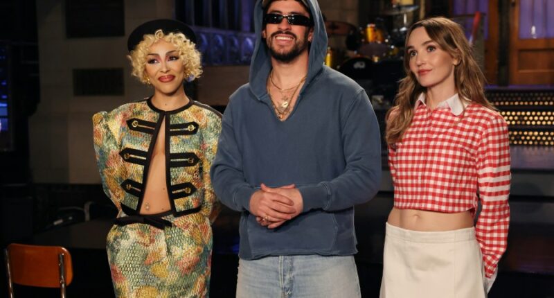 Bad Bunny kicks off 'SNL' 51st season with a group of new faces and jabs at his Super Bowl critics