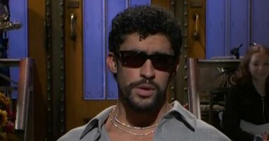 Bad Bunny's opening monologue is crashed by Jon Hamm on SNL
