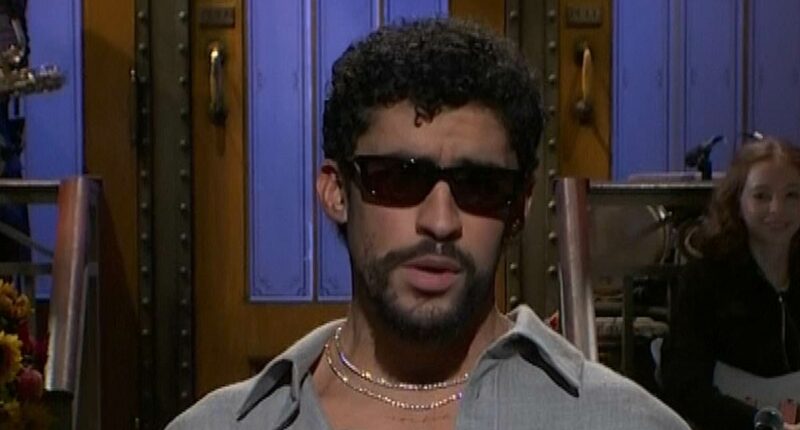 Bad Bunny's opening monologue is crashed by Jon Hamm on SNL