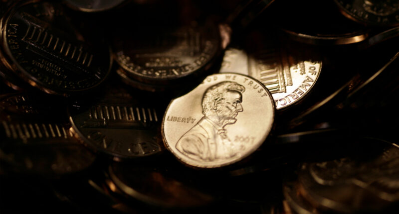 Banks and retailers run short on pennies as the US Mint stops making them