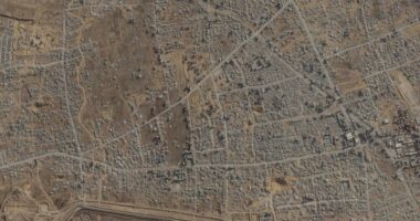 Before and after images show devastating destruction in Gaza